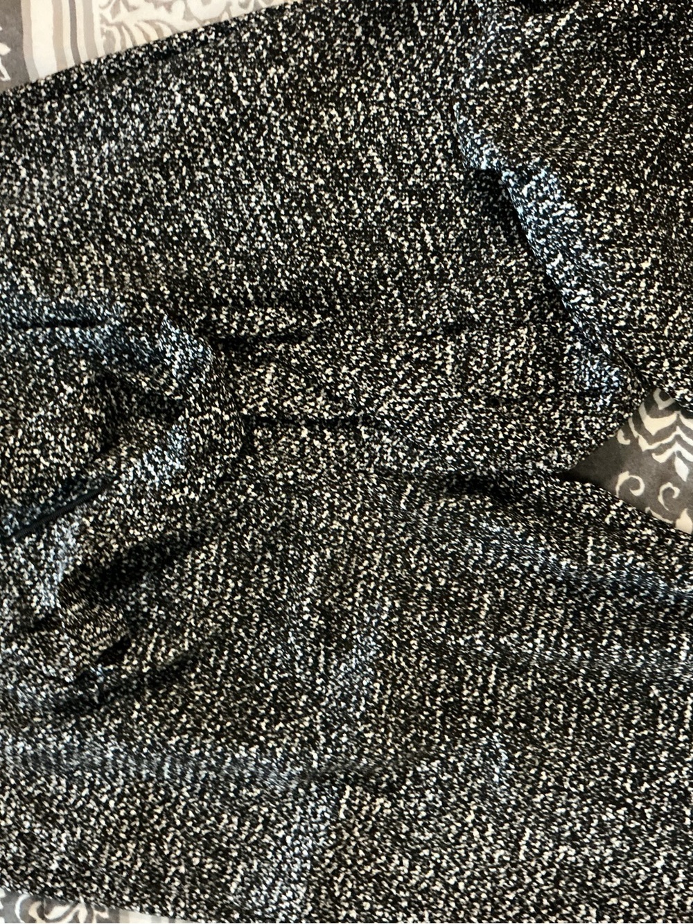 Express Black & White Cropped Pants